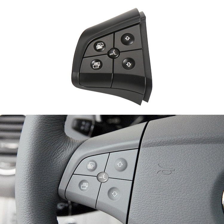 Car Left Side 5-button Steering Wheel Switch Buttons Panel 1648200010 for Mercedes-Benz W164, Left Driving (Black) - Car Switches by buy2fix | Online Shopping UK | buy2fix