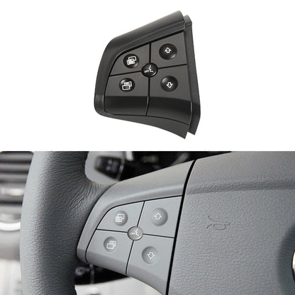 Car Left Side 5-button Steering Wheel Switch Buttons Panel 1648200010 for Mercedes-Benz W164, Left Driving (Black) - Car Switches by buy2fix | Online Shopping UK | buy2fix