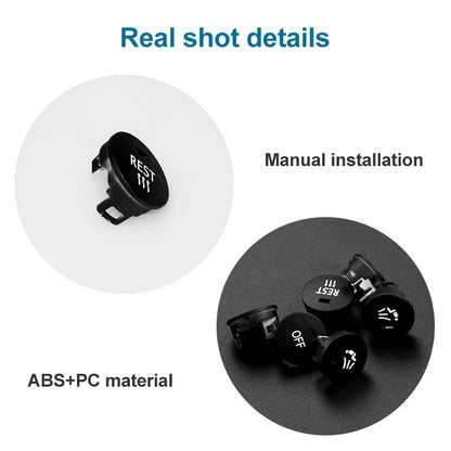 Car Air Conditioner Panel Switch Button LEFT Key 6131 9250 196-1 for BMW E60 2003-2010, Left Driving - Car Switches by buy2fix | Online Shopping UK | buy2fix