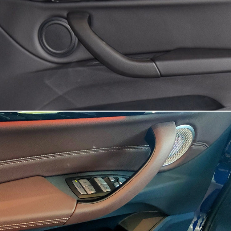 Car Right Side Inside Doors Handle Pull Trim Cover 51417417513 for BMW X1 2016-, Left Driving(Black) - Door Handles by buy2fix | Online Shopping UK | buy2fix