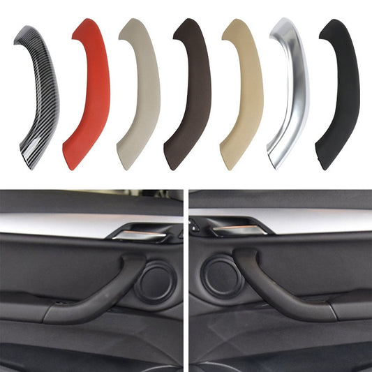 Car Left Side Inside Doors Handle Pull Trim Cover 51417417513 for BMW X1 2016-, Left Driving (Red) - Door Handles by buy2fix | Online Shopping UK | buy2fix