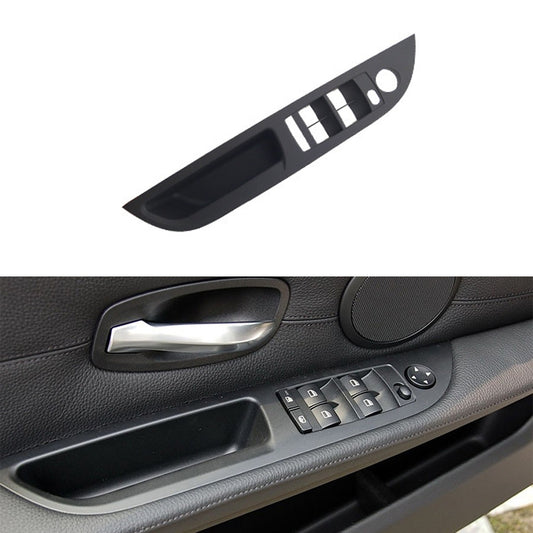 Car Left Front Door Window Lift Switch Trim Panel 51416983705 for BMW E60 2008-2010, Left Driving Standard Version (Black) - Car Interior Mouldings by buy2fix | Online Shopping UK | buy2fix
