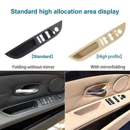 Car Left Front Door Window Lift Switch Trim Panel 51416983705 for BMW E60 2008-2010, Left Driving Standard Version (Black) - Car Interior Mouldings by buy2fix | Online Shopping UK | buy2fix