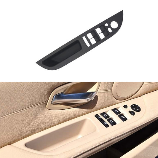 Car Left Front Door Window Lift Switch Trim Panel 51416983705 for BMW E60 2008-2010, Left Driving High Configuration Version (Black) - Car Interior Mouldings by buy2fix | Online Shopping UK | buy2fix