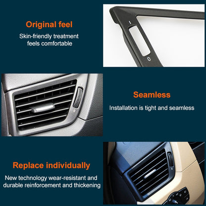 Car Right Side Air Conditioner Vent Panel for BMW X1, Left Driving(Color: Bright) - Car Interior Mouldings by buy2fix | Online Shopping UK | buy2fix