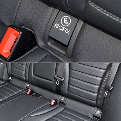 Car Rear Child ISOFIX Switch Seat Safety Cover 2059200513 for Mercedes-Benz W205 2015-2021, Left Driving (Brown) - Seat Belts & Padding by buy2fix | Online Shopping UK | buy2fix