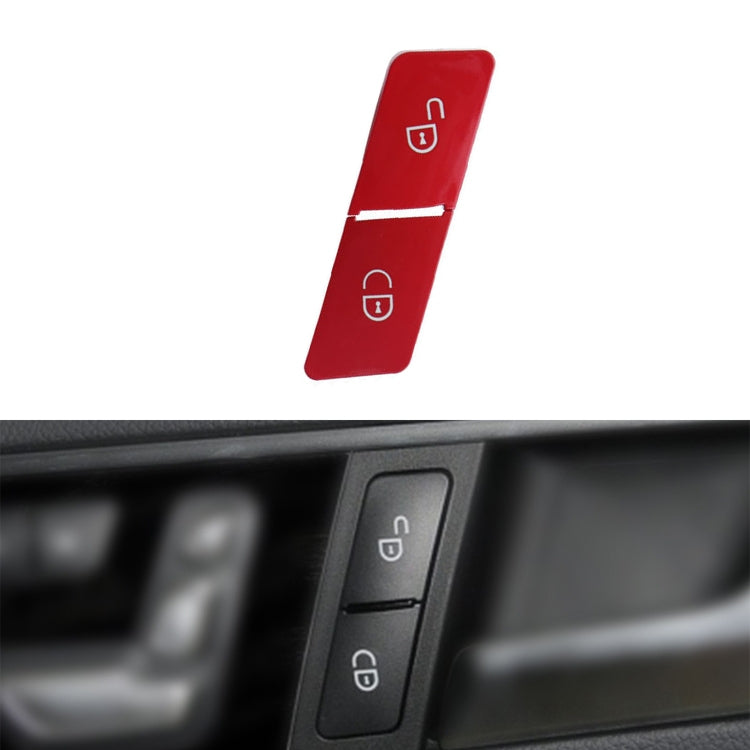 Car Right Side Door Lock Switch Buttons 2049058402 for Mercedes-Benz W204, Left Driving (Red) - Car Switches by buy2fix | Online Shopping UK | buy2fix