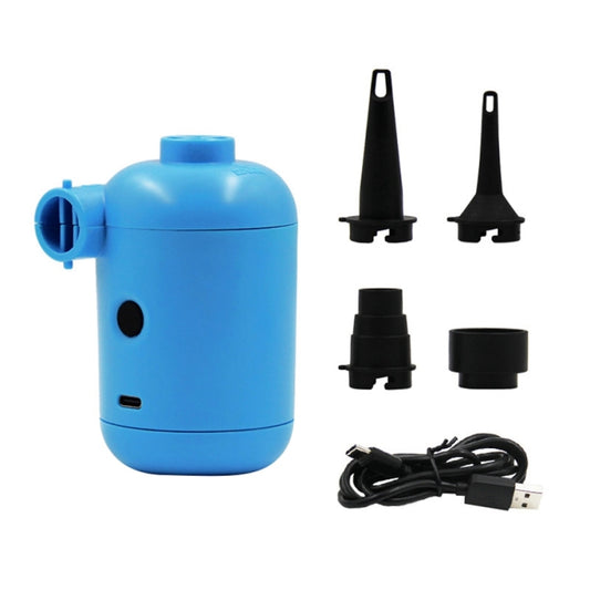 HT-426 USB Electric Air Pump for Rubber Boat Inflatable Bed (Blue) - Inflatable Pump by buy2fix | Online Shopping UK | buy2fix