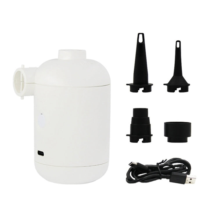 HT-426 USB Electric Air Pump for Rubber Boat Inflatable Bed (White) - Inflatable Pump by buy2fix | Online Shopping UK | buy2fix