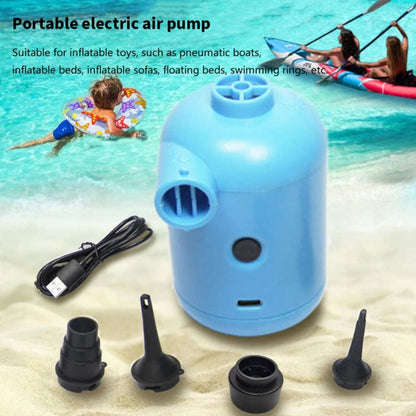 HT-426 USB Electric Air Pump for Rubber Boat Inflatable Bed (White) - Inflatable Pump by buy2fix | Online Shopping UK | buy2fix