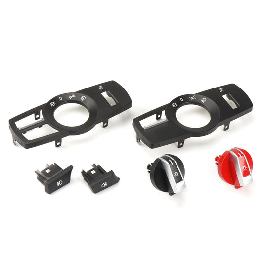 Car Headlight  Switch Button Knob for BMW 5 Series 2010-2017, Left Driving (Black) - Car Light Accessories by buy2fix | Online Shopping UK | buy2fix