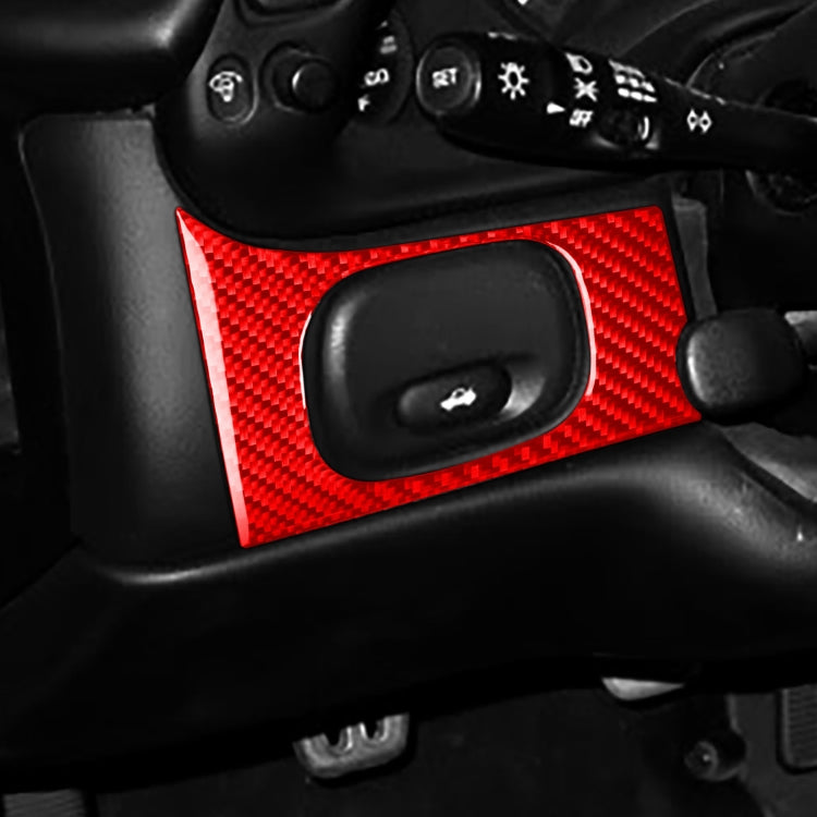 Carbon Fiber Car Headlight Switch Panel Sticker for Chevrolet Corvette C5 1998-2004, Left Drive(Red) - Car Interior Mouldings by buy2fix | Online Shopping UK | buy2fix