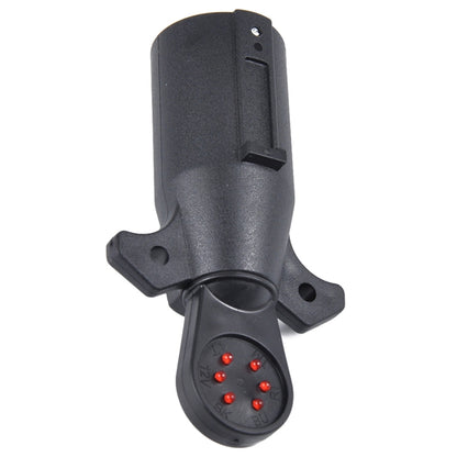 12V 7-Way Blade Trailer Light Wiring Circuit Tester Round Adapter 7 Pin US Plug Signal Tester - Electronic Test by buy2fix | Online Shopping UK | buy2fix