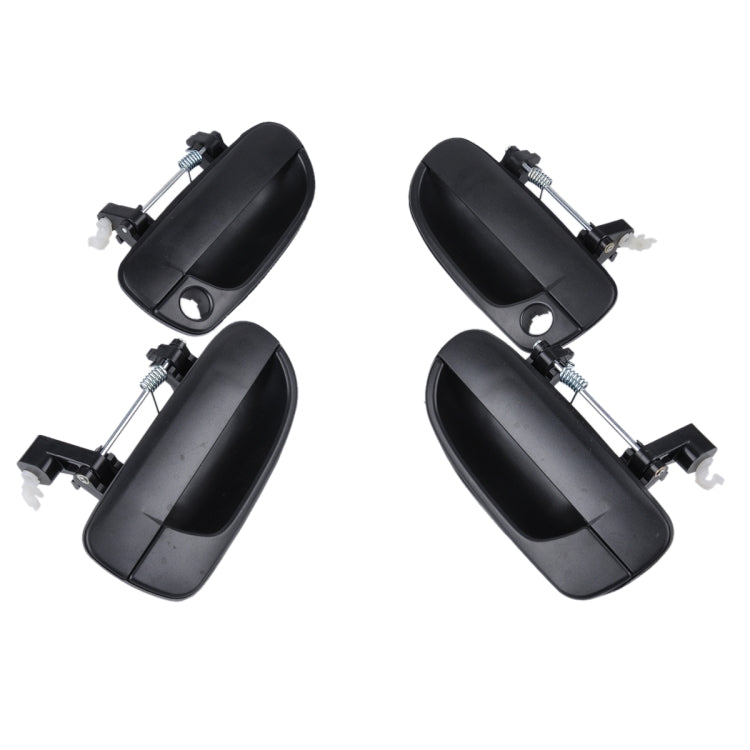 4 PCS Car Front Rear Left Right Outside Door Handles 82660-25000FR / 82650-25000FL / 83660-25000RR / 83650-25000RL for Hyundai Accent - Door Handles by buy2fix | Online Shopping UK | buy2fix