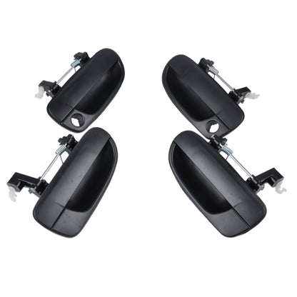 4 PCS Car Front Rear Left Right Outside Door Handles 82660-25000FR / 82650-25000FL / 83660-25000RR / 83650-25000RL for Hyundai Accent - Door Handles by buy2fix | Online Shopping UK | buy2fix