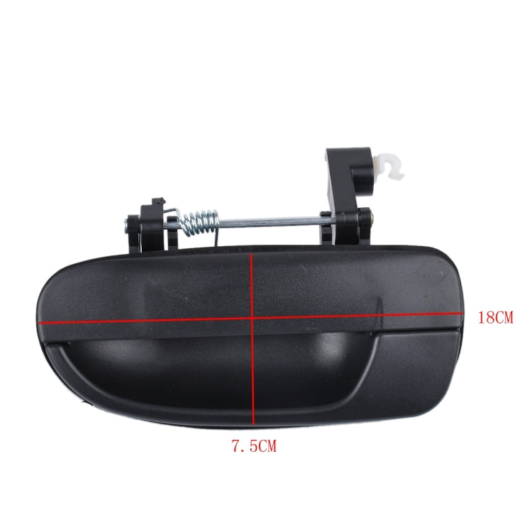 4 PCS Car Front Rear Left Right Outside Door Handles 82660-25000FR / 82650-25000FL / 83660-25000RR / 83650-25000RL for Hyundai Accent - Door Handles by buy2fix | Online Shopping UK | buy2fix