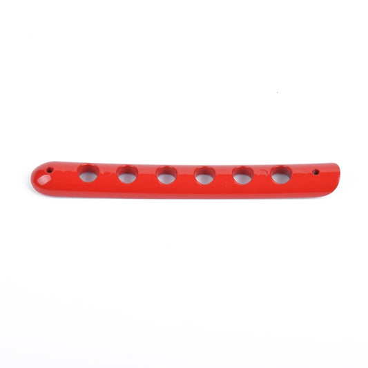 5 PCS Auto Handle Cover Door Aluminum Grab Handle Cover for Jeep Wrangler JK 4-Door 2007 -2017(Red) - Door Handles by buy2fix | Online Shopping UK | buy2fix