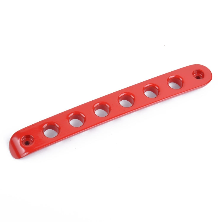 5 PCS Auto Handle Cover Door Aluminum Grab Handle Cover for Jeep Wrangler JK 4-Door 2007 -2017(Red) - Door Handles by buy2fix | Online Shopping UK | buy2fix