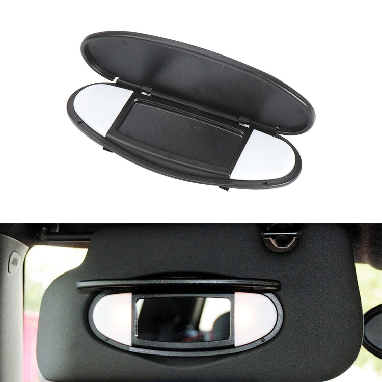 Car Sunshade Makeup Mirror Sun Visor for BMW mini R50R56, Left Driving (Black) - Sunglasses & Glasses Clips by buy2fix | Online Shopping UK | buy2fix