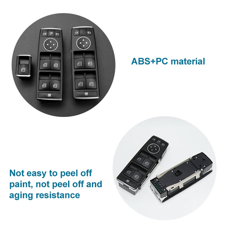 Car Window Glass Lift Switch for Mercedes-Benz W166, Left Driving High Configuration Version - Car Switches by buy2fix | Online Shopping UK | buy2fix