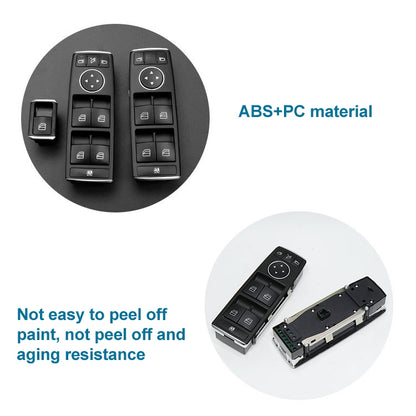 Car Window Glass Lift Switch for Mercedes-Benz W166, Left Driving High Configuration Version - Car Switches by buy2fix | Online Shopping UK | buy2fix