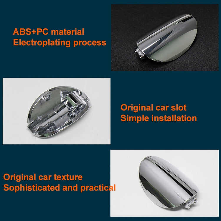 Car Outside Door Handle Covering Cap 51217431945 for BMW mini F55, Left Driving(Original Style) by buy2fix