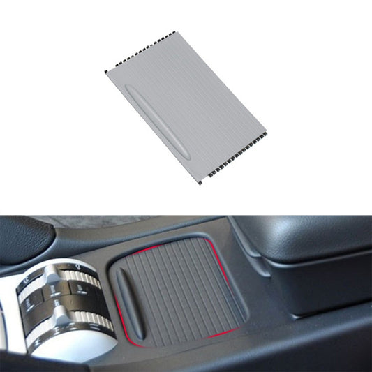 Car Center Console Water Cup Holder Cover Trim for Porsche Cayenne 2003-2010, Left Driving (Grey) - Stowing Tidying by buy2fix | Online Shopping UK | buy2fix