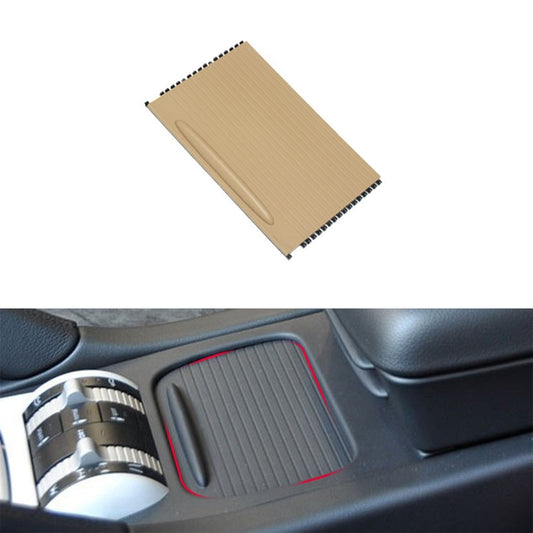 Car Center Console Water Cup Holder Cover Trim for Porsche Cayenne 2003-2010, Left Driving (Beige) - Stowing Tidying by buy2fix | Online Shopping UK | buy2fix