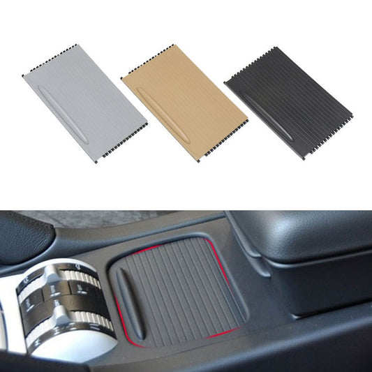 Car Center Console Water Cup Holder Cover Trim for Porsche Cayenne 2003-2010, Left Driving (Beige) - Stowing Tidying by buy2fix | Online Shopping UK | buy2fix