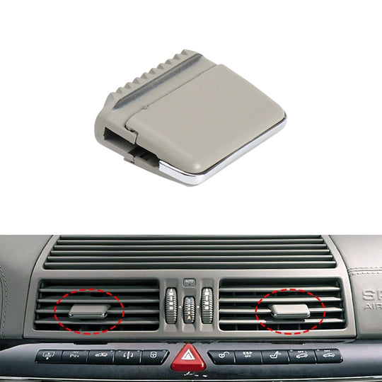 Auto Mittlere Klimaanlage Auspuffschalter Paddel für Mercedes-Benz S-Klasse W220 1998–2005, Linksverkehr (Grau)