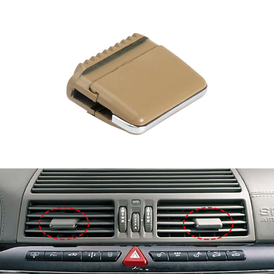 Auto mittlerer Klimaanlagen-Auspuffschalter für Mercedes-Benz S-Klasse W220 1998–2005, Linksverkehr (Khaki)