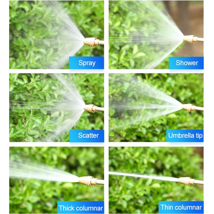 50ft 5m Telescopic Soft Tube Household Car High PressureWash Water Gun Spayer Nozzle Garden Irrigation Set (Red) by buy2fix