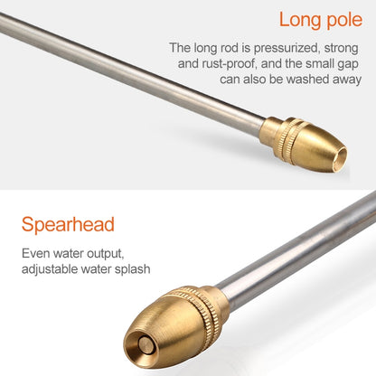 50ft 5m Telescopic Soft Tube Household Car High PressureWash Water Gun Spayer Nozzle Garden Irrigation Set (Red) by buy2fix