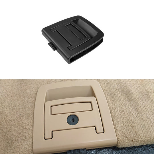 Auto Kofferraummatte Teppichgriff ohne Loch 51479120283 für BMW X5 / X6 2006–2013, Linksverkehr (Schwarz)