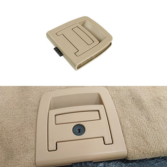 Auto Kofferraummatte Teppichgriff ohne Loch 51479120283 für BMW X5 / X6 2006–2013, Linksverkehr (Beige)