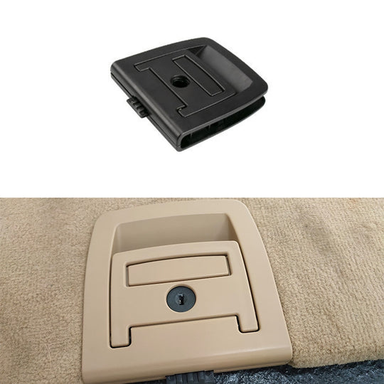 Poignée de tapis de tapis de coffre arrière de voiture avec trou 51479120283 pour BMW X5 / X6 2006-2013, conduite à gauche (noir)