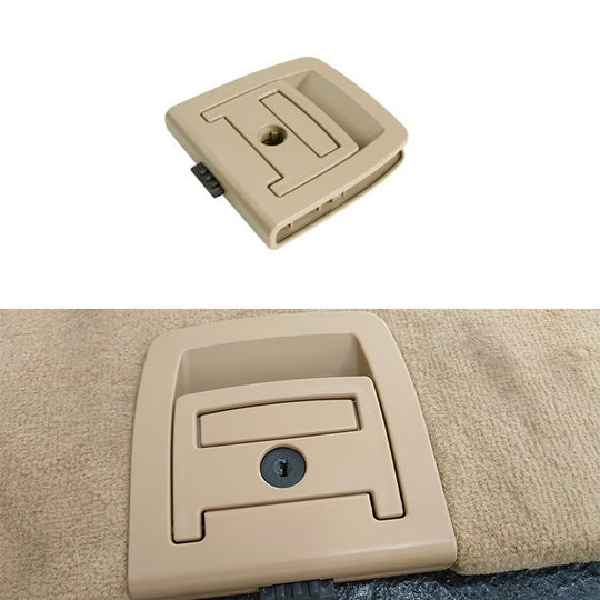 Auto Kofferraummatte Teppichgriff mit Loch 51479120283 für BMW X5 / X6 2006–2013, Linksverkehr (Beige)