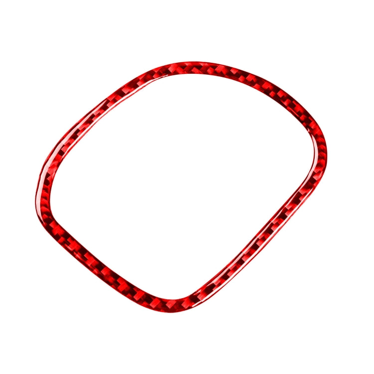 2 in 1 Carbon Fiber Car Front Passenger Seat Air Outlet Ring Sticker for Chevrolet Corvette C5 1998-2004, Left Drive(Red) - Car Interior Mouldings by buy2fix | Online Shopping UK | buy2fix