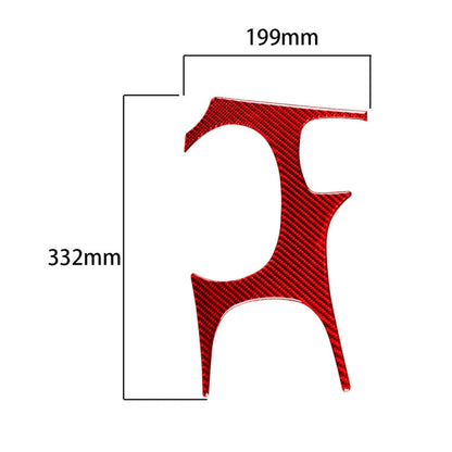 Carbon Fiber Car Gear Panel Sticker for Chevrolet Corvette C5 1998-2004, Left Drive (Red) - Car Interior Mouldings by buy2fix | Online Shopping UK | buy2fix