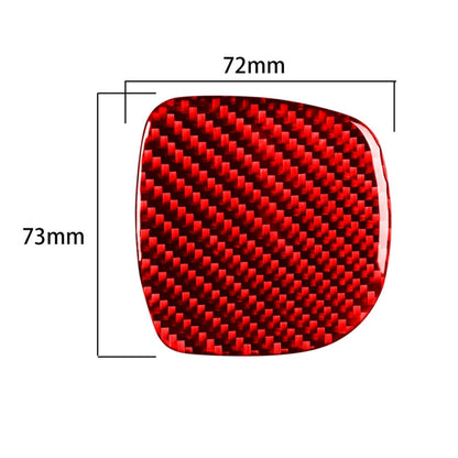 Carbon Fiber Car Cup Holder Sticker for Chevrolet Corvette C5 1998-2004, Left Drive (Red) - Car Interior Mouldings by buy2fix | Online Shopping UK | buy2fix