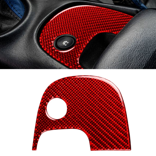 Carbon Fiber Car Lower Console Sticker for Chevrolet Corvette C5 1998-1999, Left Drive(Red) - Car Interior Mouldings by buy2fix | Online Shopping UK | buy2fix