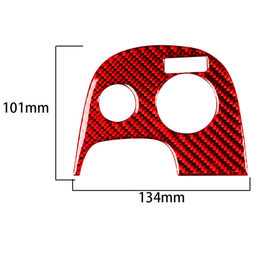 Carbon Fiber Car Traction Control Sticker for Chevrolet Corvette C5 1998-1999, Left Drive (Red) - Car Interior Mouldings by buy2fix | Online Shopping UK | buy2fix
