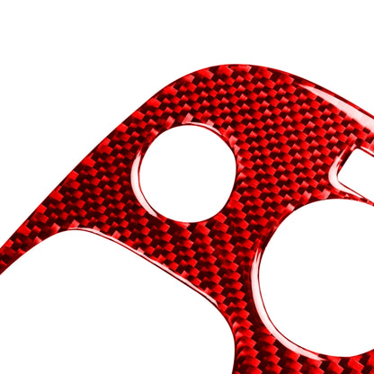 Carbon Fiber Car Traction Control Sticker for Chevrolet Corvette C5 2000-2004, Left Drive (Red) - Car Interior Mouldings by buy2fix | Online Shopping UK | buy2fix