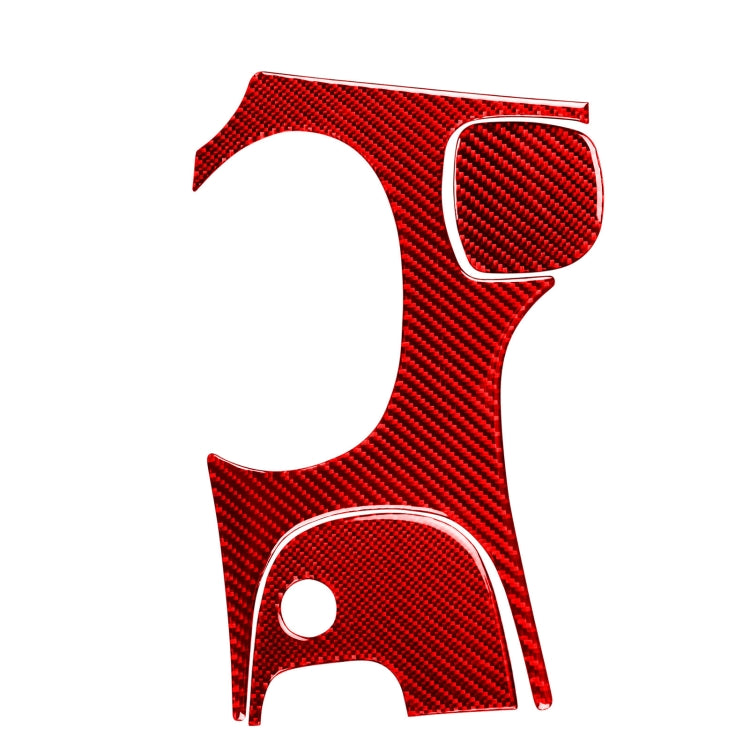 3 in 1 Carbon Fiber Car Gear Panel Sticker Kits A for Chevrolet Corvette C5 1998-2004, Left Drive (Red) - Car Interior Mouldings by buy2fix | Online Shopping UK | buy2fix
