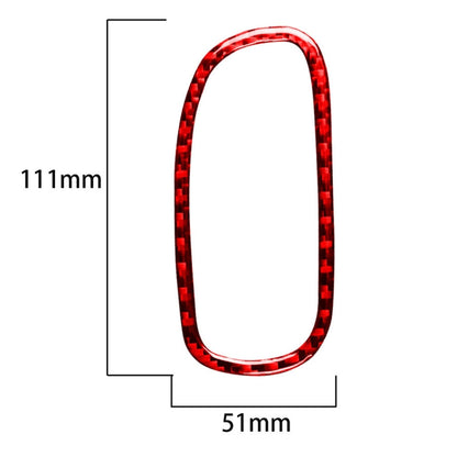 2 in 1 Car Carbon Fiber Driver Side Air Vent Sticker for Chevrolet Corvette C5 1998-2004, Left Drive(Red) - Car Interior Mouldings by buy2fix | Online Shopping UK | buy2fix
