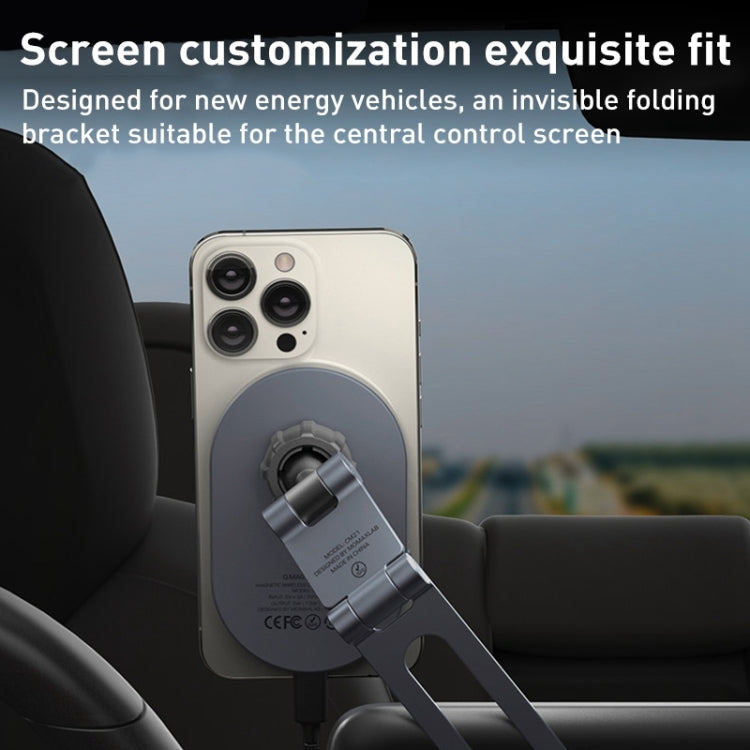 MOMAX CM21E INVISIBLE MOUNT Aluminum Folding Universal Bracket (Grey) - Universal Car Holders by MOMAX | Online Shopping UK | buy2fix