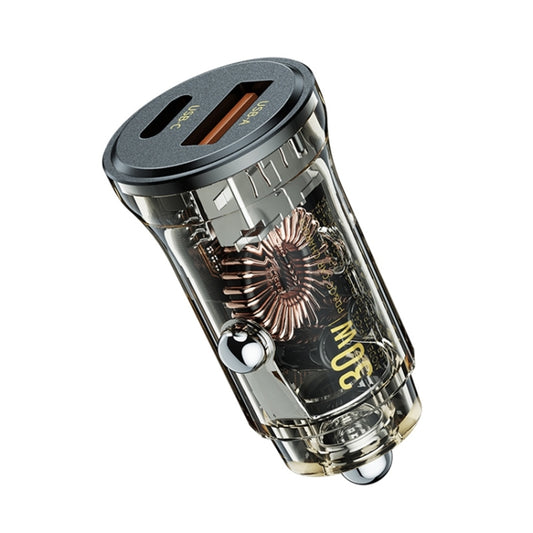 WK WP-C41 Vanguard Series 30W USB + Type-C Car Charger - Car Charger by WK | Online Shopping UK | buy2fix