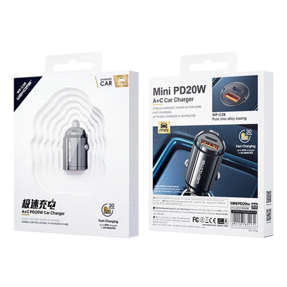 WK WP-C38 Mini PD20W USB + Type-C Car Charger - Car Charger by WK | Online Shopping UK | buy2fix