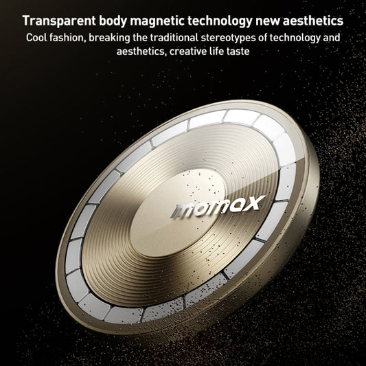 MOMAX MoVe Universal Transparent Magnetic Air Outlet Car Holder (Gold) - Universal Car Holders by MOMAX | Online Shopping UK | buy2fix