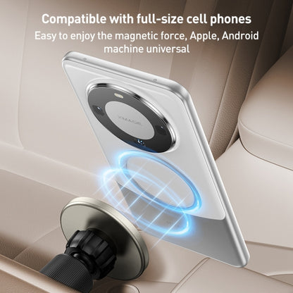 MOMAX MoVe Universal Transparent Magnetic Air Outlet Car Holder (Gold) - Universal Car Holders by MOMAX | Online Shopping UK | buy2fix